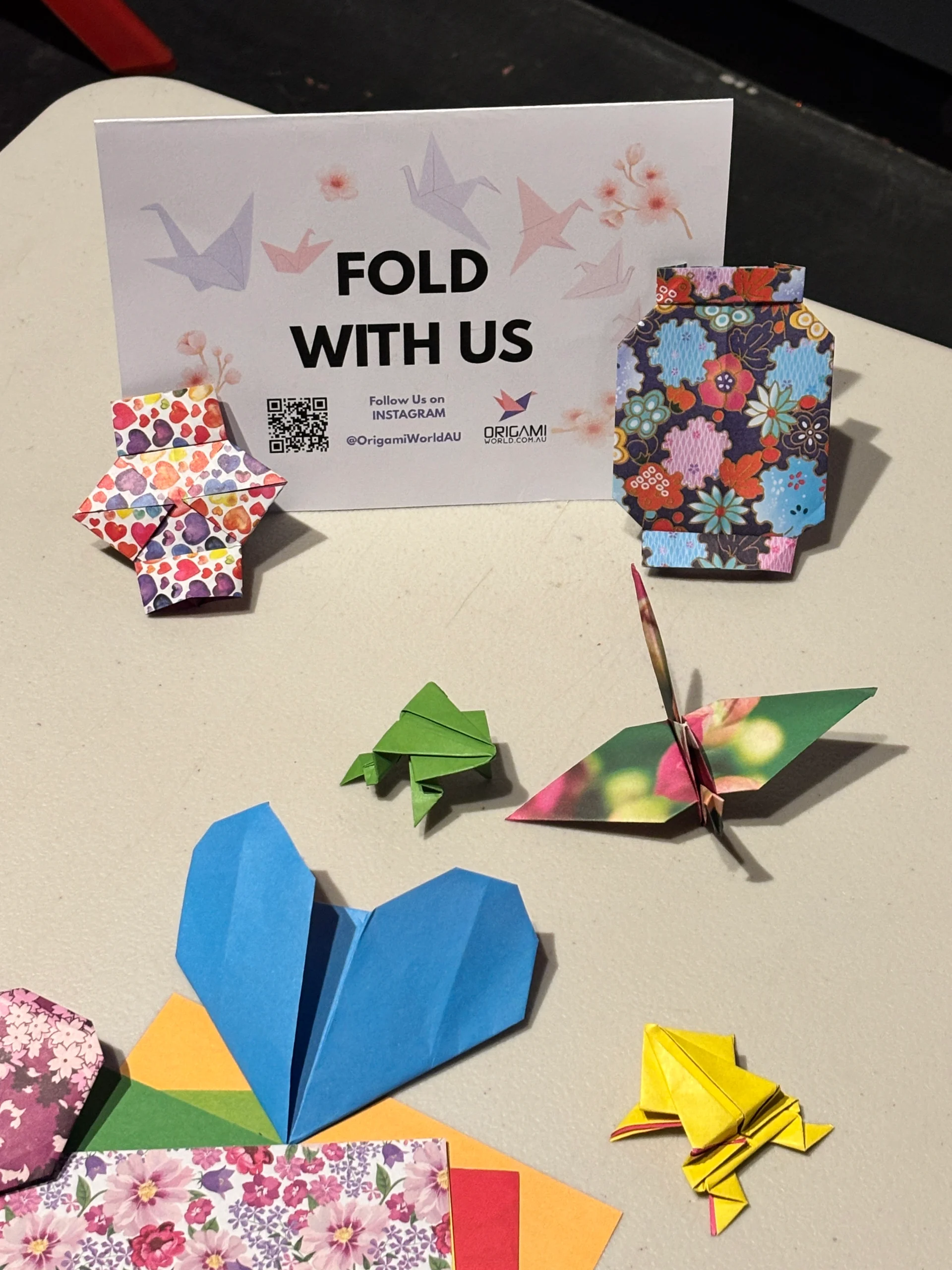 Miu Miu origami retail activation display